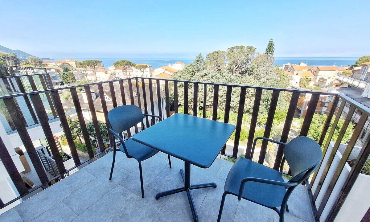 Santa Maria di Castellabate Apartment | Air-conditioned apartment with sea view terrace - Santa Maria Castellabate