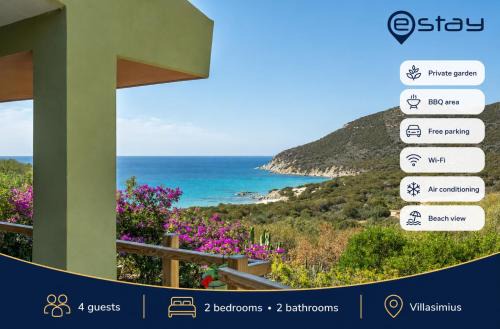 Porto Sa Ruxi House | Estay - Villa Matilde - Beach view - AirCon - WiFi - Parking