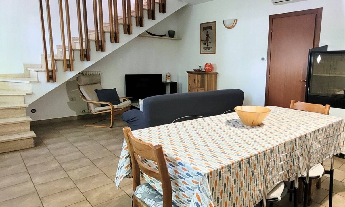 Cesenatico Apartment | Location: in the central area, a few steps from the sea and all services.Description: very central four-room apartment on two floors connected by stairs.1st floor: large living room with sofa, table, kitchenette and dishwasher - bedroom with double bed -