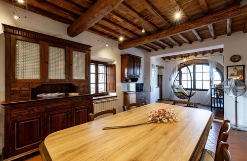 Monti Apartment | Charming 160 square meters apartment, perfect for six people, located on the first floor of a recently renovated medieval convent (no elevator).The property is located in Monti, a hamlet of Gaiole in Chianti: the area is extremely quiet and surrounded by