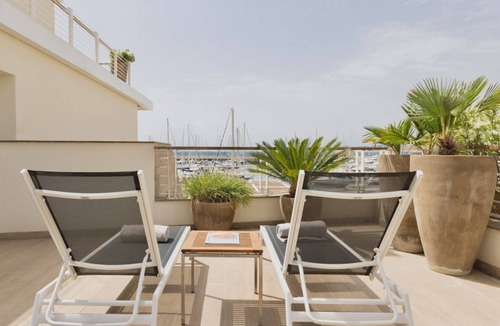Scarlino Apartment | Elegant two-room apartment characterized by an elegant and refined design of approximately 45 m2 consisting of a living room with double sofa bed and fully equipped induction cooking side which leads to a large terrace furnished with outdoor furniture.A