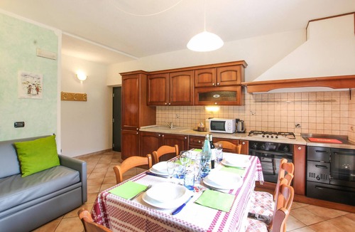 Mezzana Apartment | Inviting vacation apartment with a view of the surrounding mountains.