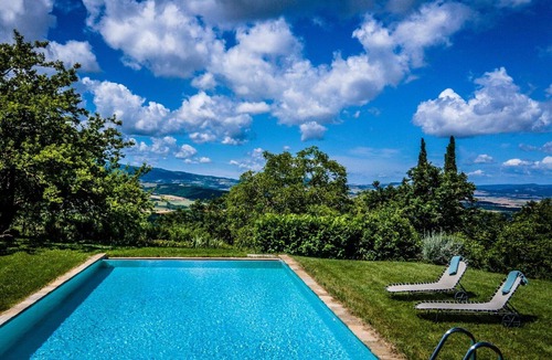 Chianciano Terme Villa | Stunning private villa with A/C, WIFI, private pool, terrace, panoramic view, close to Montepulciano