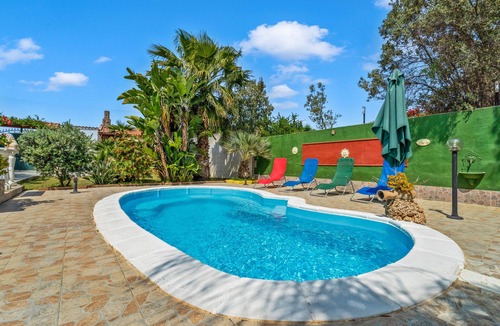 Quartu Sant'Elena Villa | Villa "Angela" with Mountain View, Private Pool & A/C