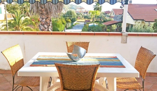 A really cute and tasteful apartment just 180 from the sandy beach.