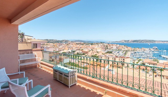 Apartment with Panoramic Sea View and Terrace; Pets Allowed