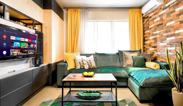 Compact Studio for Digital Nomads | Fast WiFi | AC in Sofia
