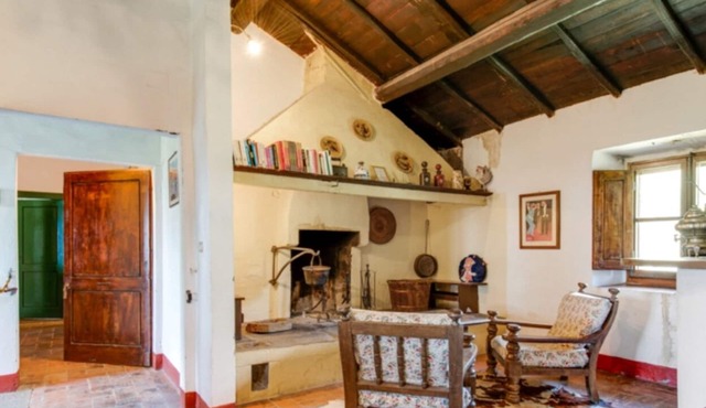 Exclusive apartment with fireplace
