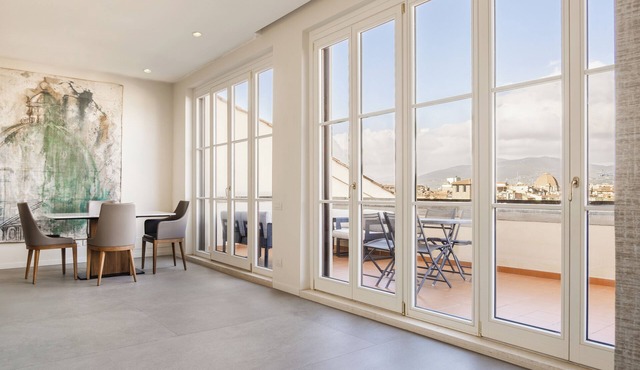 [Exclusive Penthouse Terrace] Duomo + Uffizi View