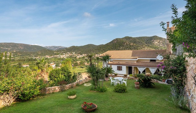 Peaceful Apartment "Chia Grande" Close to Beach with Sea View & Garden