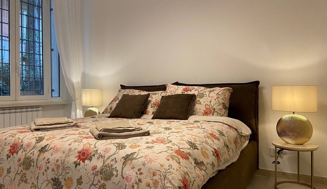 Quiet Garden Apartment in Parioli