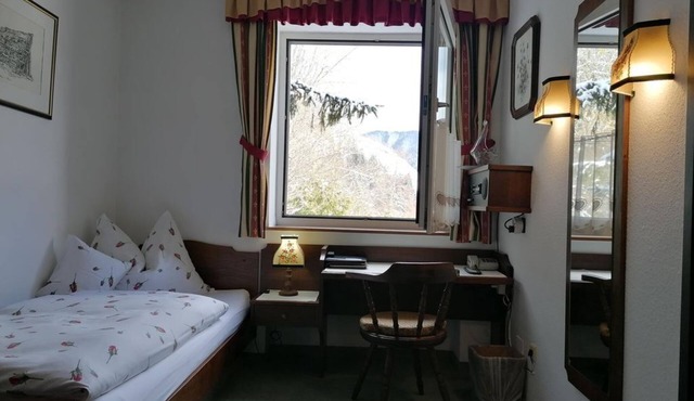 Single room with shower, WC - Hotel garni Landhaus Bürtlmair * in Mitterstoder