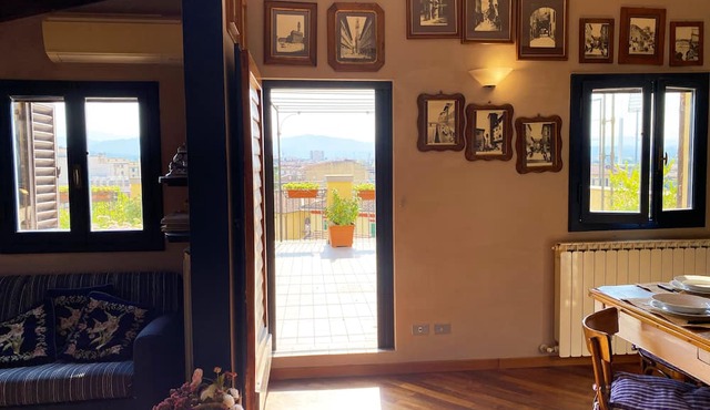 PENTHOUSE + 2 ROOFTOP TERRACES + VIEWS AT 360° + EXCELLENT REVIEWS + A/C, LIFT
